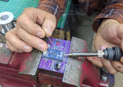 Soldering-a-circuit-board